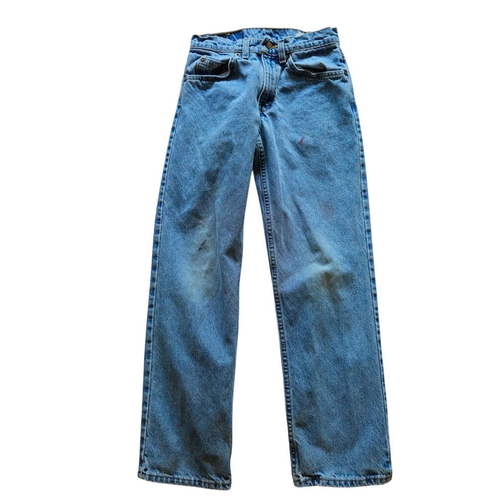 Vintage Levi’s Jeans 562 Loose Fit Student 27 X 28 Actual 24 X 28 Orange Tab USA - Picture 2 of 16